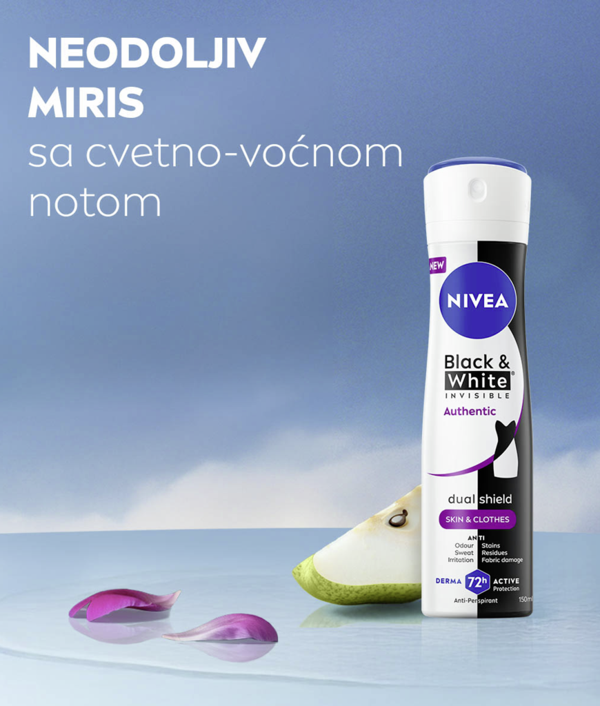 Cvetno-voćni mirisi pružaju osećaj svežine tokom dana... Foto: NIVEA/PROMO