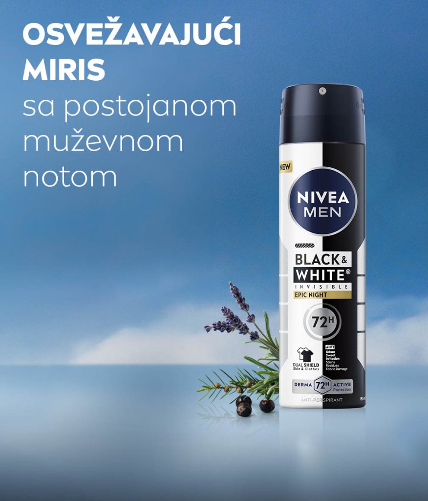 Osvežavajući miris, namenjen večernjim izlascima... Foto: NIVEA/PROMO