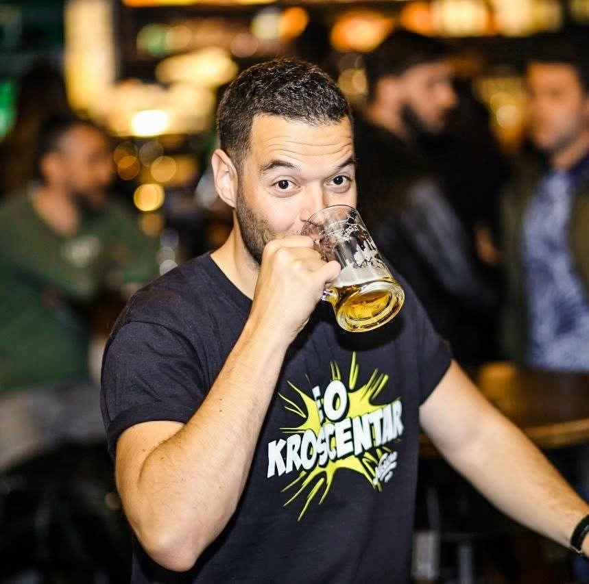 Marko poznaje pivo do najsitnijih detalja... Foto: Privatna arhiva